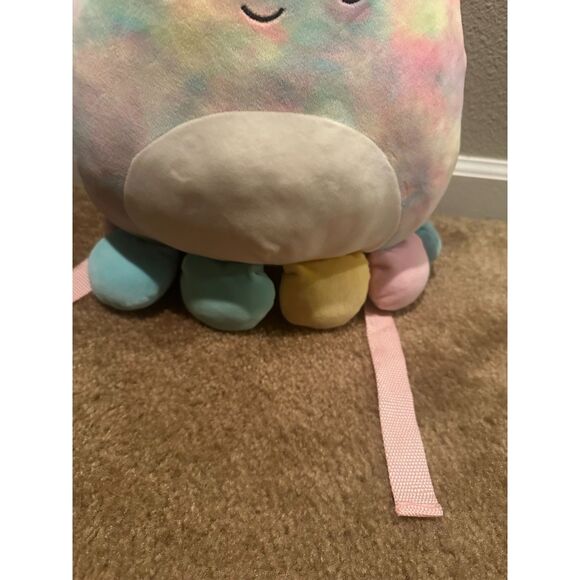NWOT Squishmallows 12" Colorful Opal the Octopus Backpack - Picture 7 of 10